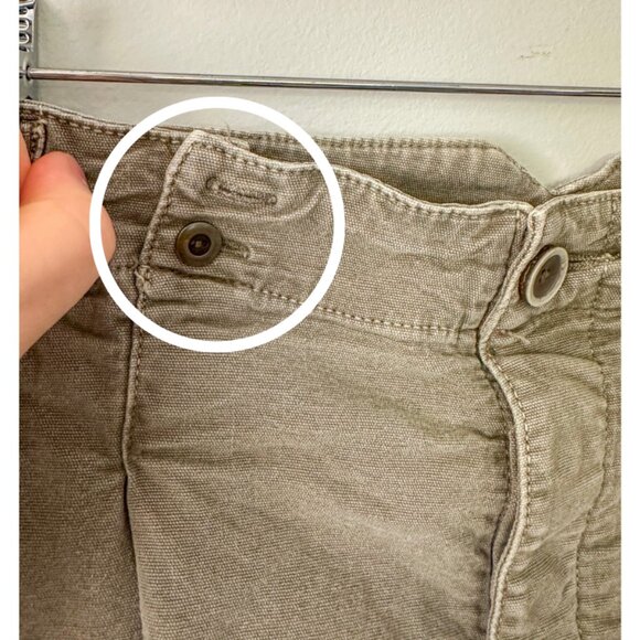 Anthropologie Olive Green Liza Utility Shorts - Picture 11 of 11